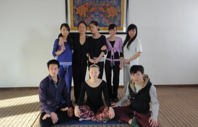 12月瑜伽教练班学员